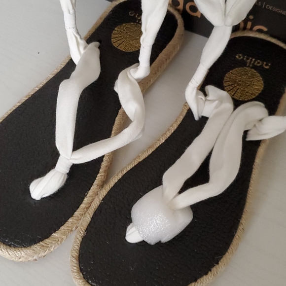 NIB Nalho Yoga Mat Ankle Espadrilles Sandal Karabi - Picture 3 of 14